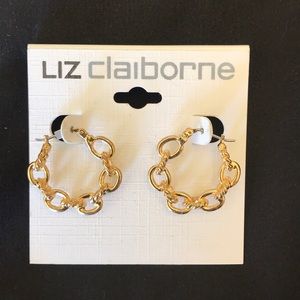 Liz Claiborne Earring Gold Tone
